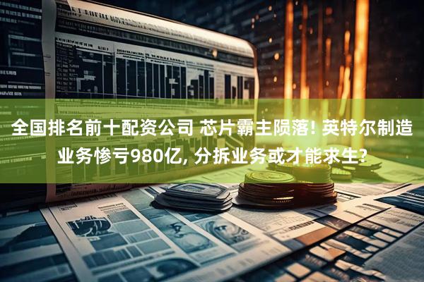 全国排名前十配资公司 芯片霸主陨落! 英特尔制造业务惨亏980亿, 分拆业务或才能求生?